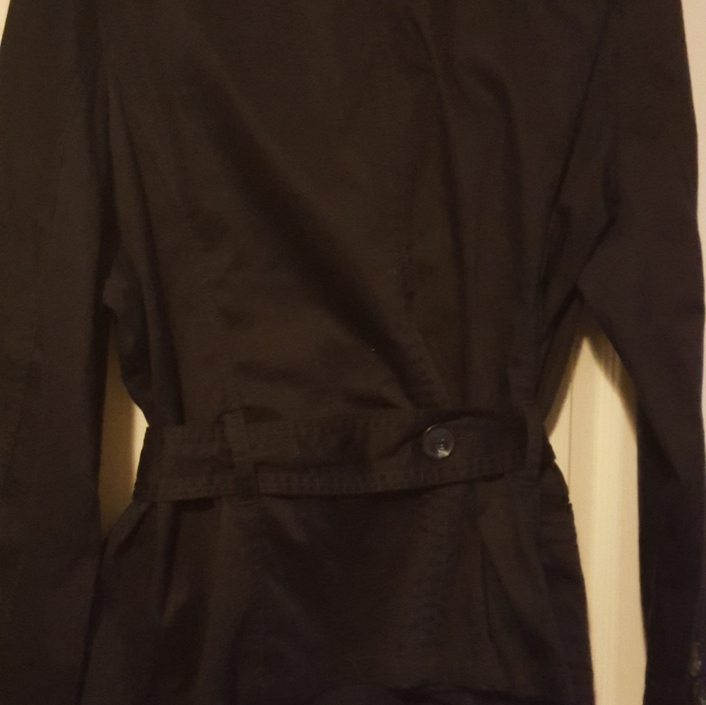 Navy Blue Overcoat - Picture 3 of 3